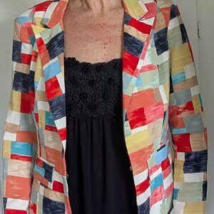 Colorful lightweight jacket size large